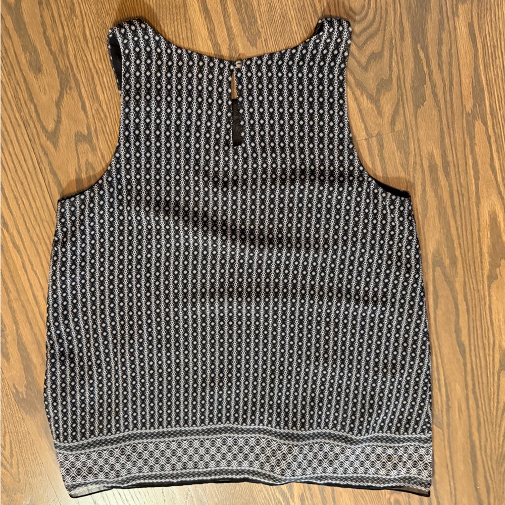 Max Studio Black and white Tank Top - Picture 3 of 5